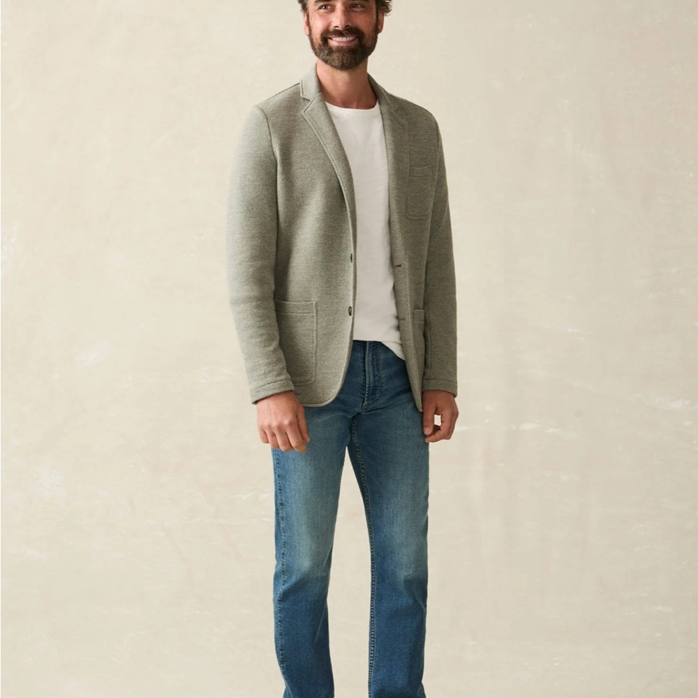 Faherty Sport Coat for Men - Olive